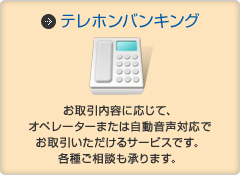 テレホンバンキング