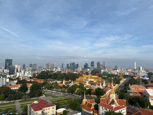 プノンペンの街並み