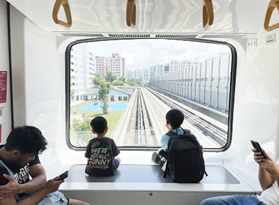 ブギ・パンジャンLRT（筆者撮影）