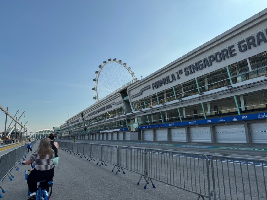 シンガポールF1グランプリ スタートピット