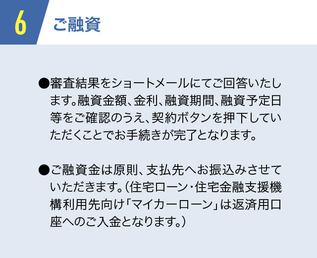 6.ご融資
