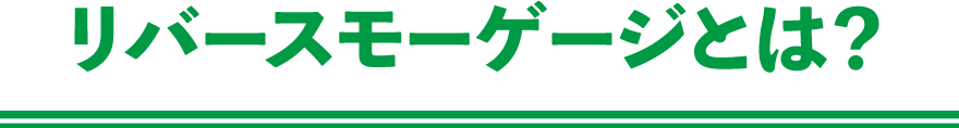 リバースモーゲージとは？