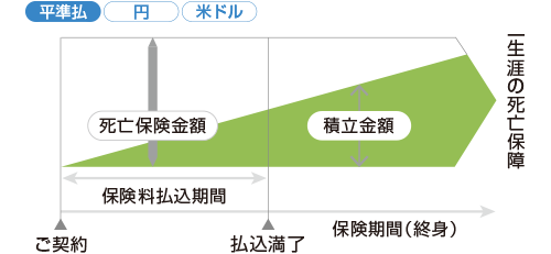平準払定額終身保険