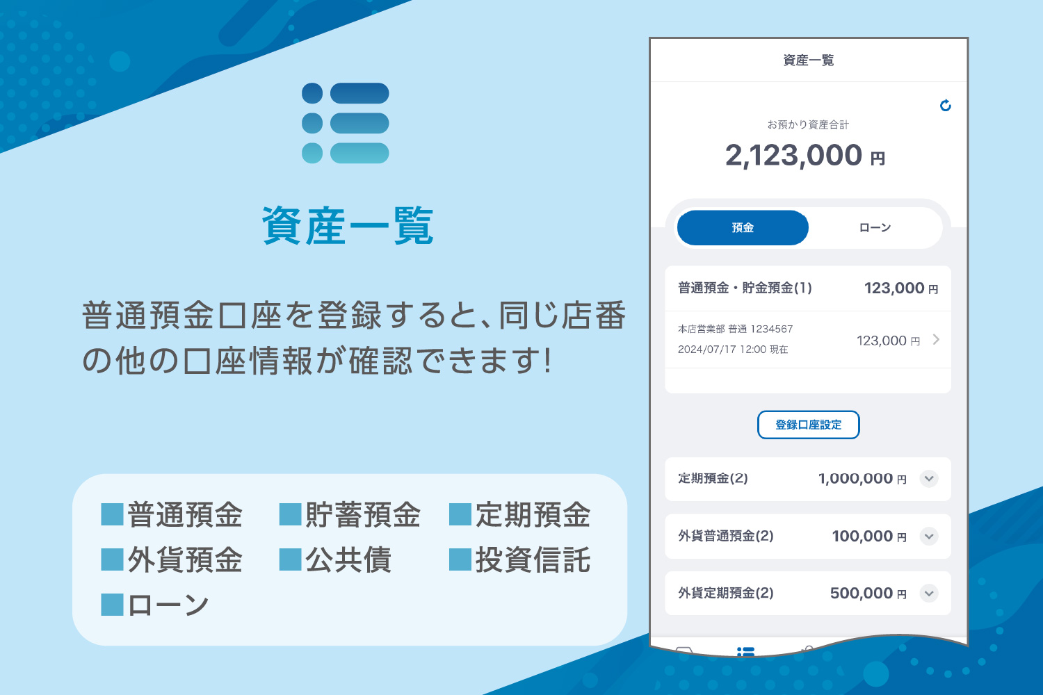 資産一覧