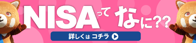 NISAってなに?? 詳しくはコチラ